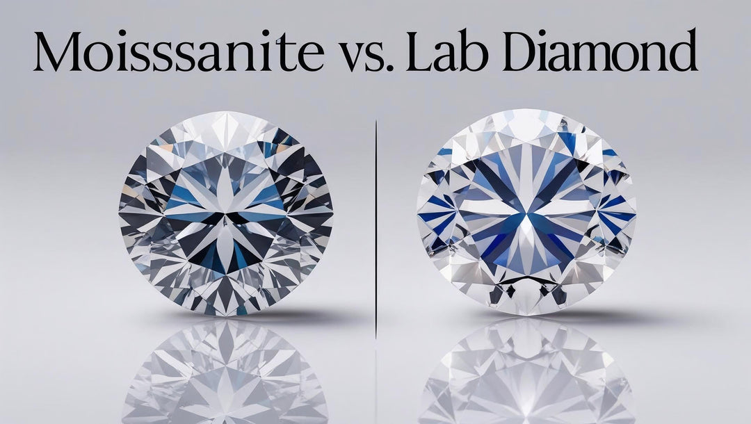 moissanite vs lab grown diamond 