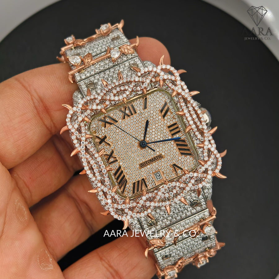 unique designer diamond watch for him
