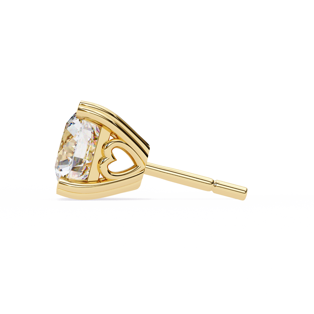 solitaire diamond studs