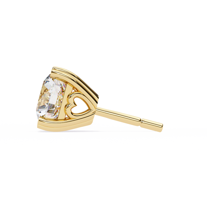 solitaire diamond studs