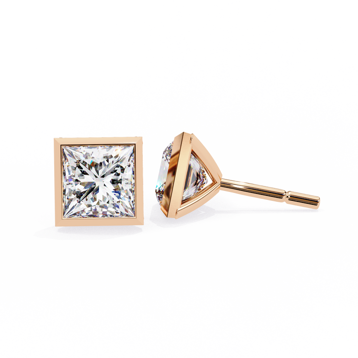 real gold stud earrings