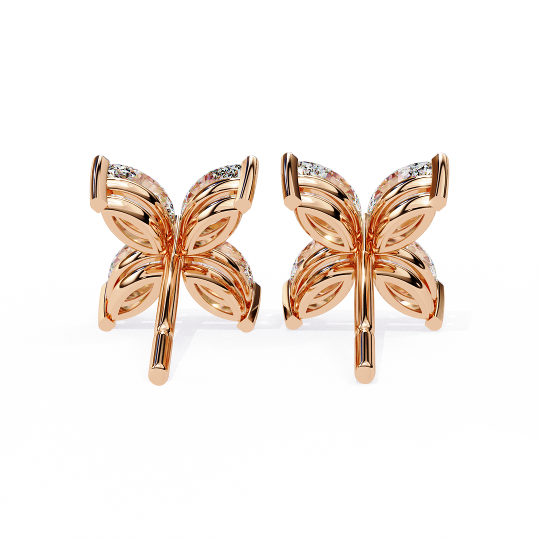 bridal diamond earrings