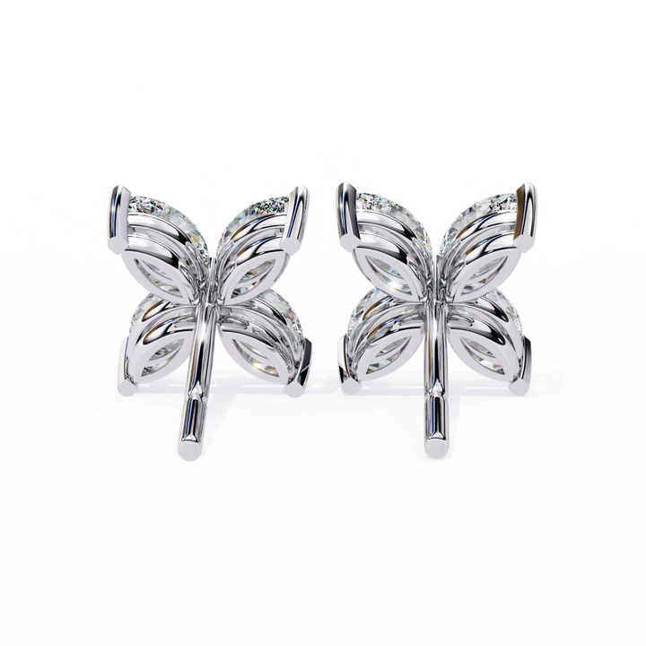 classic prong setting earrings