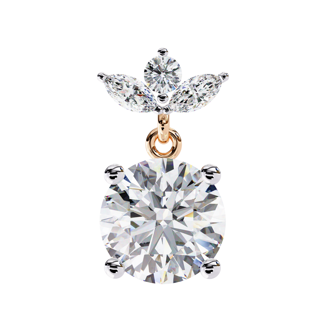 classic solitaire earrings