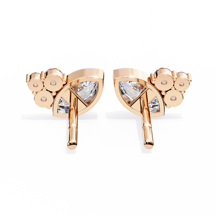 elegant diamond earrings