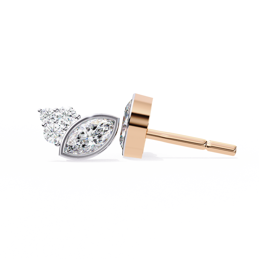 luxury wedding diamond studs