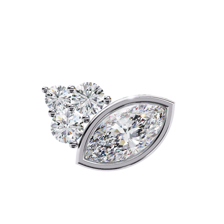 minimalist diamond studs