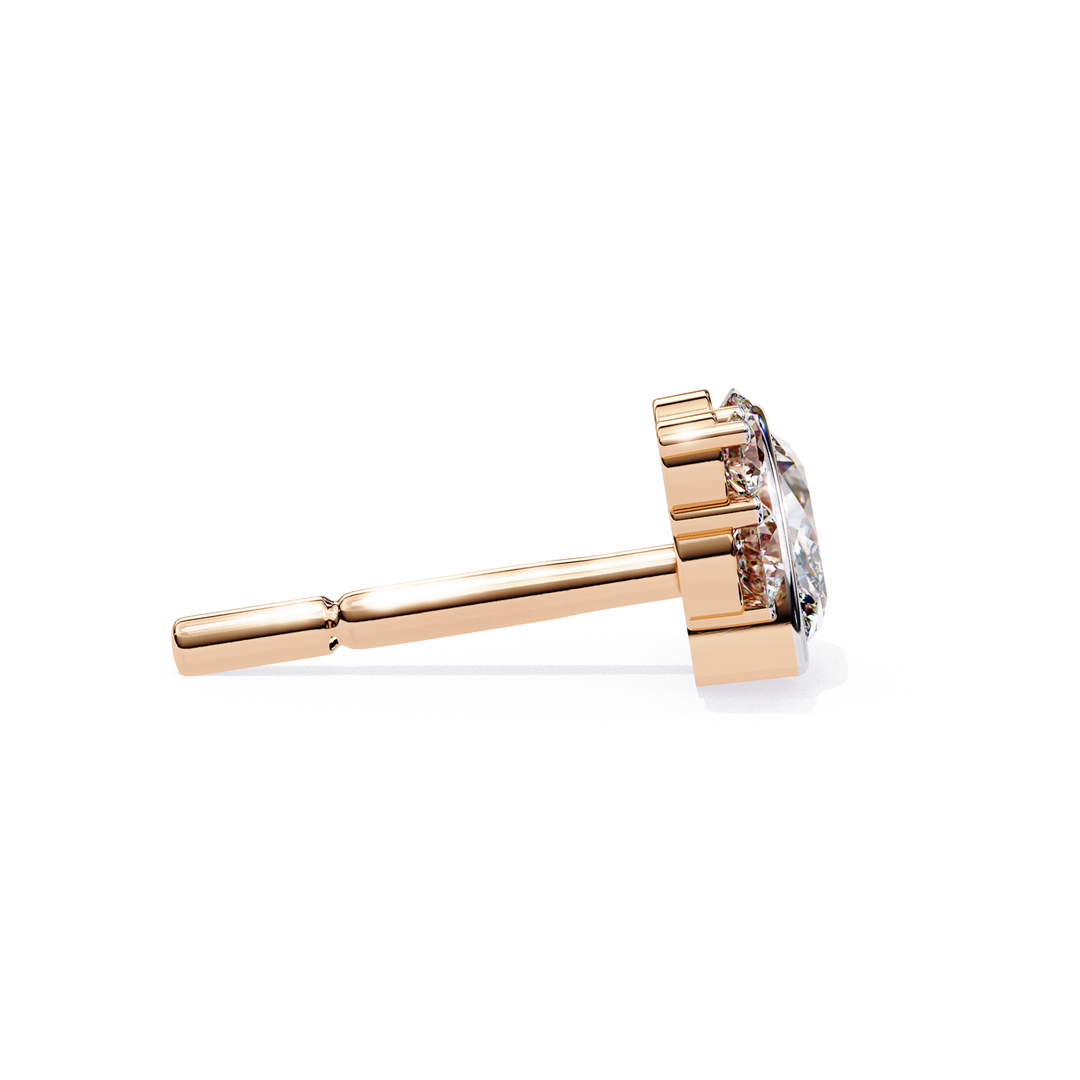 diamond cluster earrings