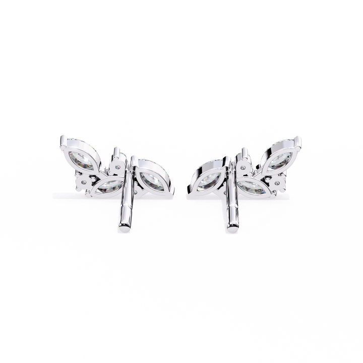 elegant diamond earrings