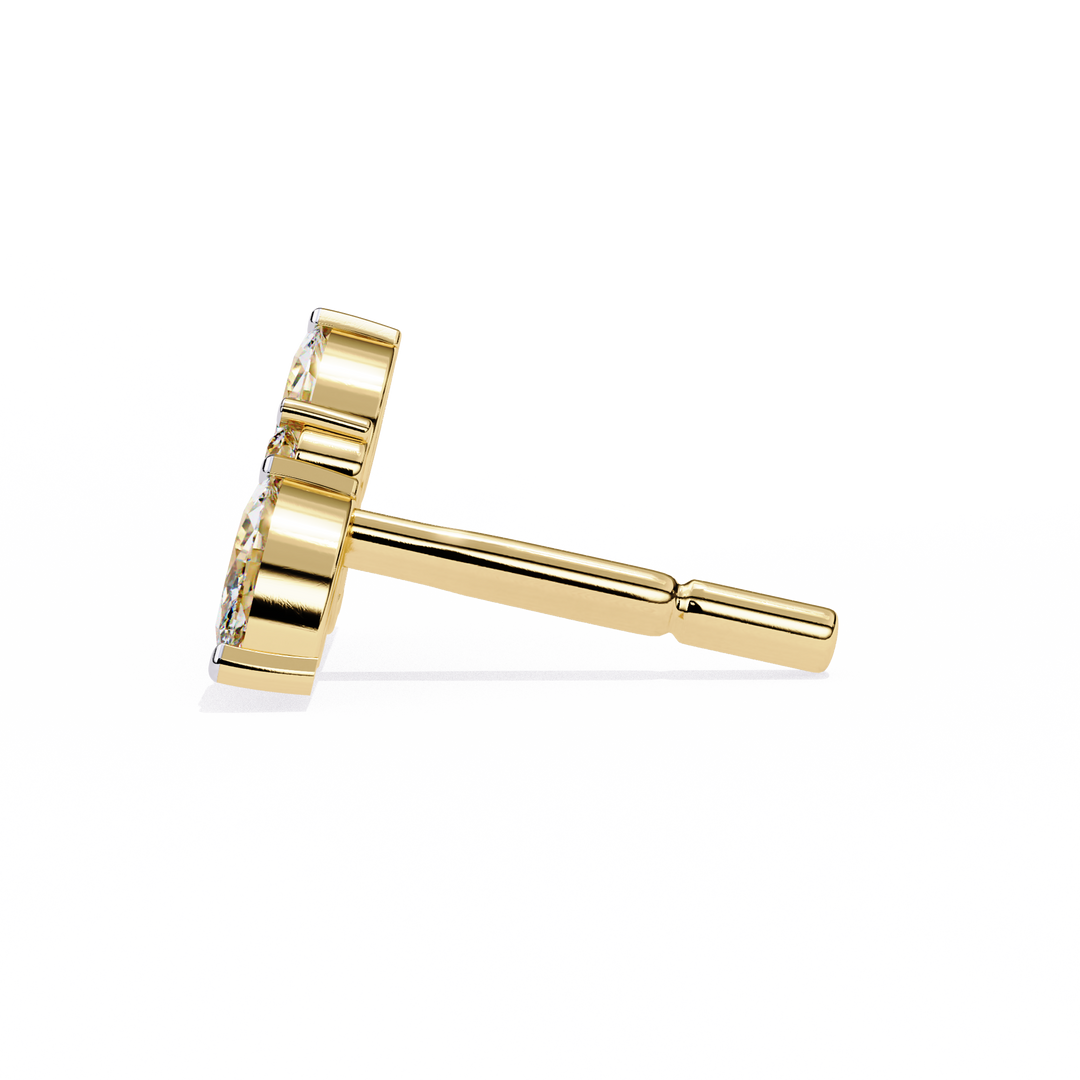 romantic proposal floral earrings