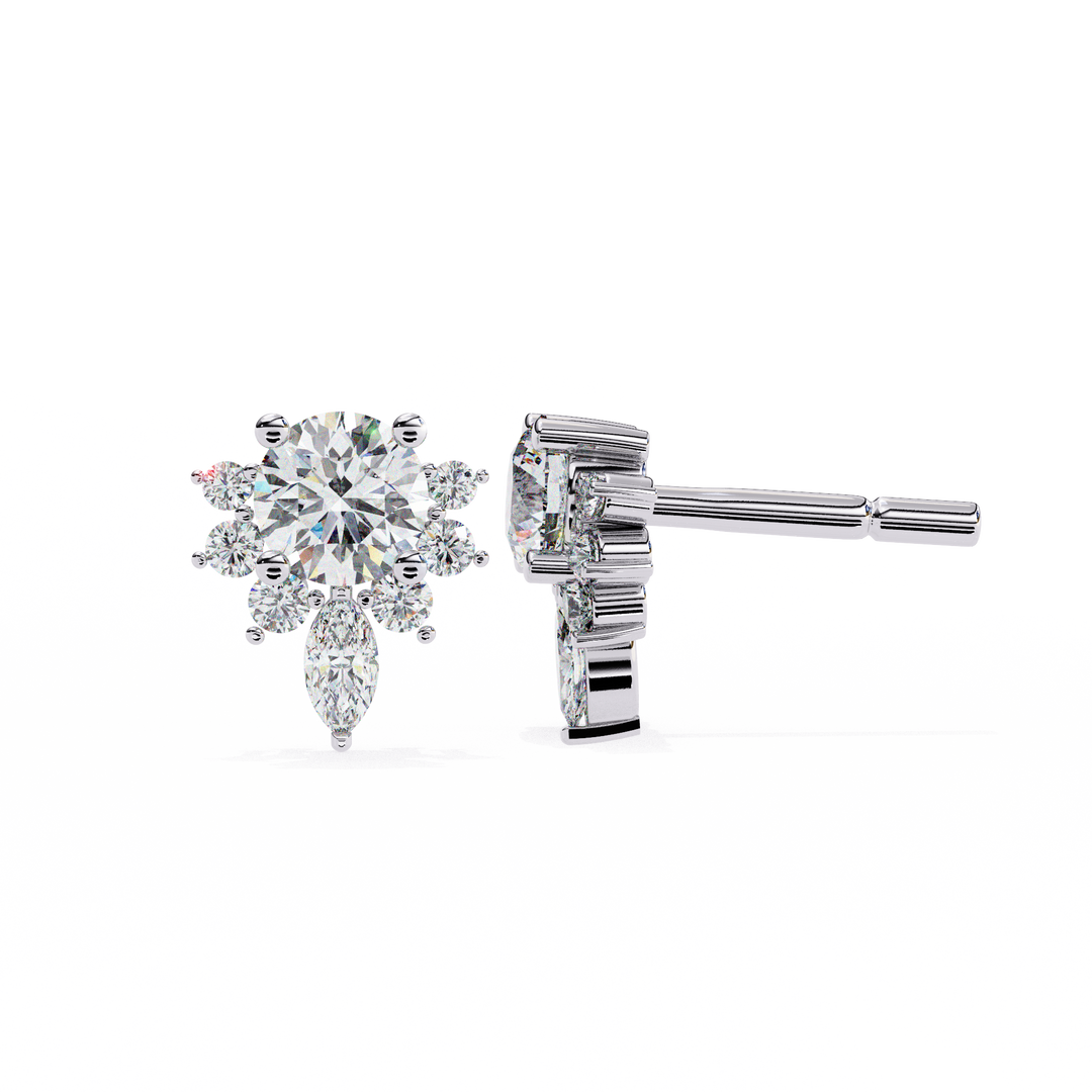 luxury engagement diamond earrings