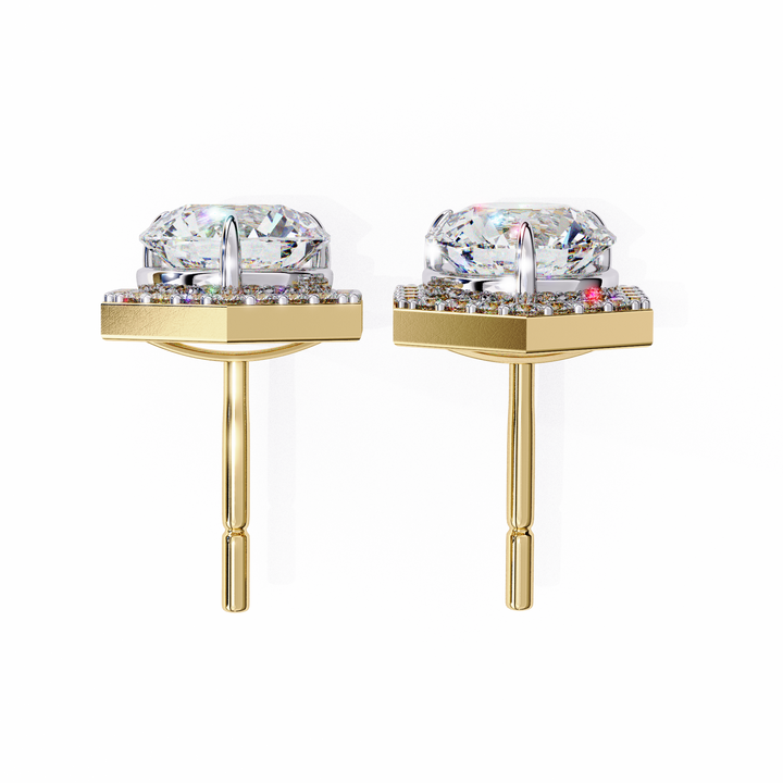modern bridal jewelry studs