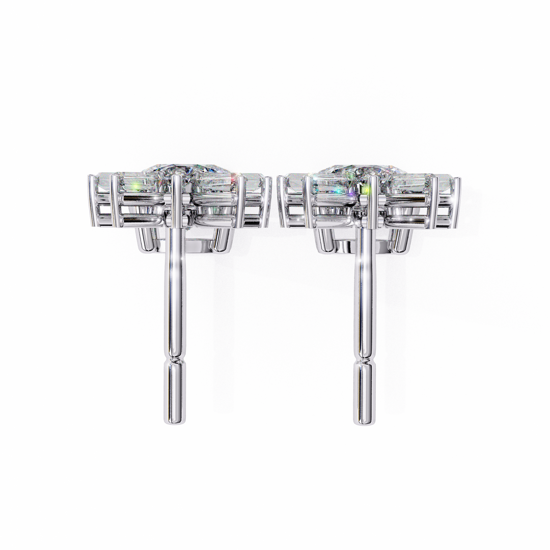 bridal diamond earrings