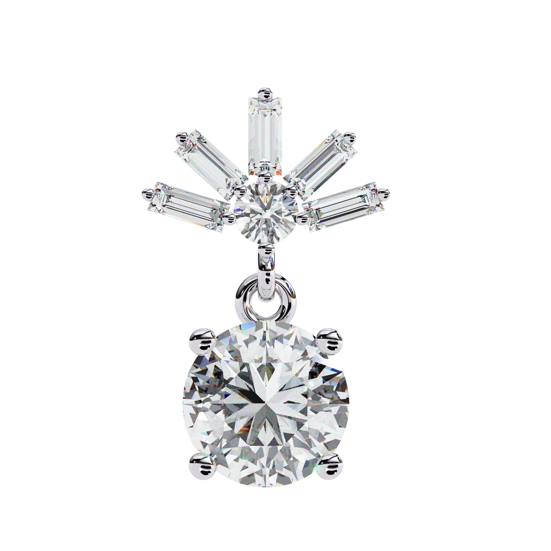 classic prong setting earrings