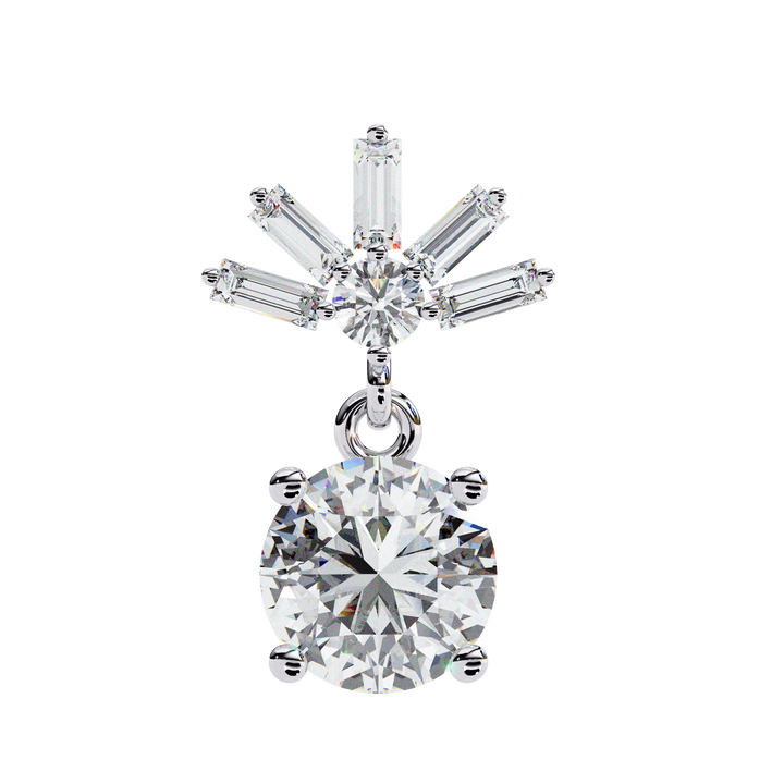 classic prong setting earrings