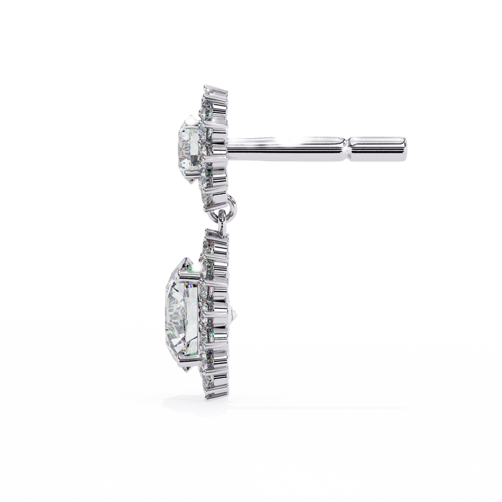 prong setting solitaire earrings