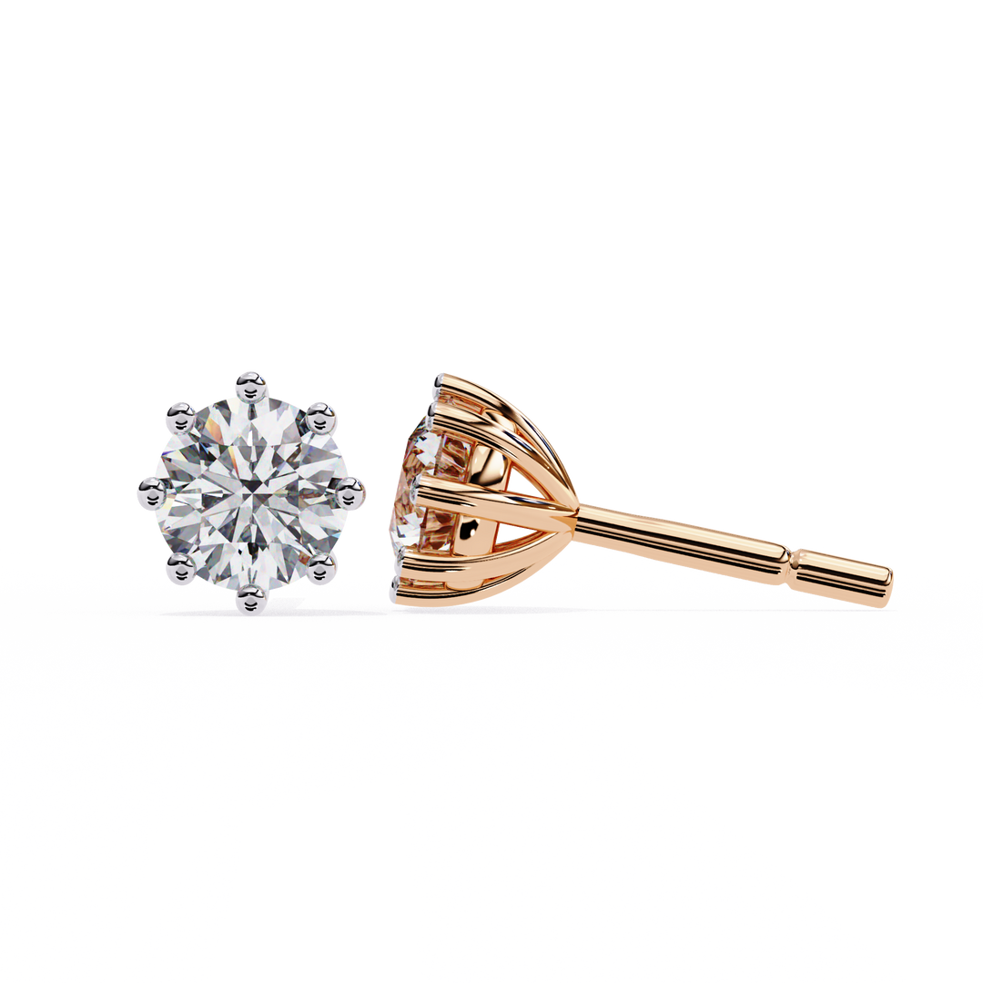 simple proposal stud earrings