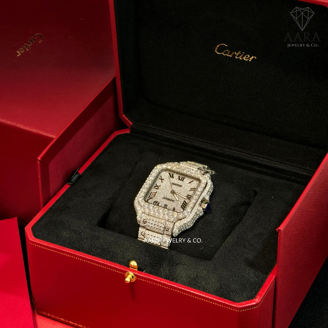 Lab diamond replica watch sale