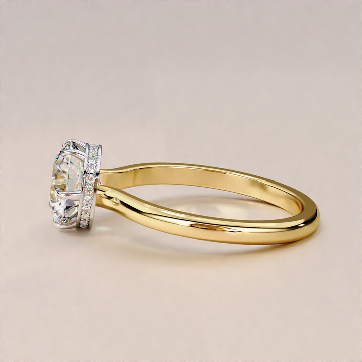 sustainable diamond | moissanite alternative | ethical ring
