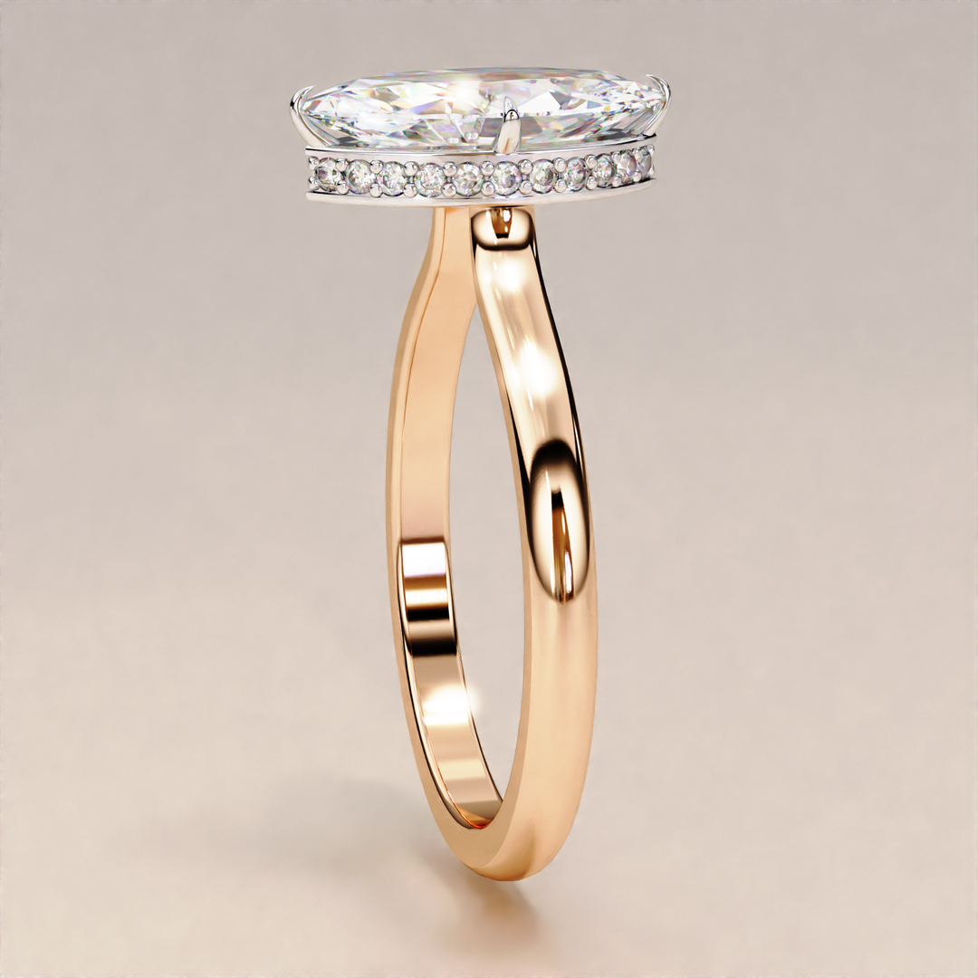 rose gold and white gold | ethical fine jewelry | designer ring

