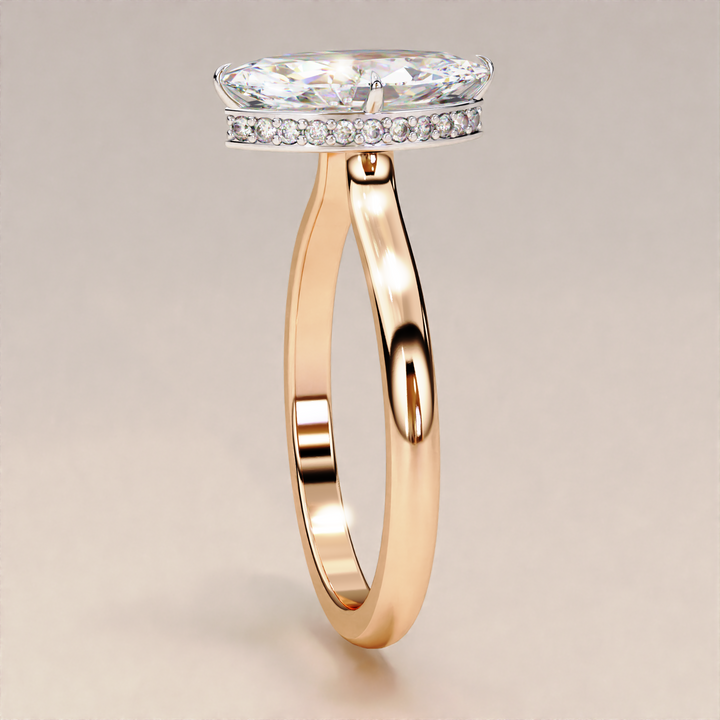 rose gold and white gold | ethical fine jewelry | designer ring

