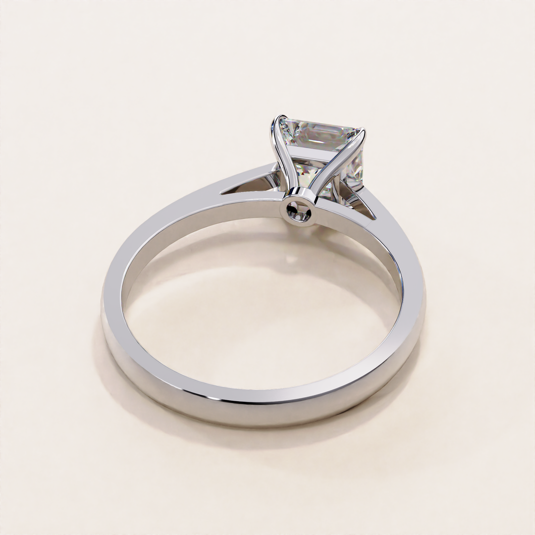 White Gold Engagement Rings, Women's Engagement Rings, Lab Grown Diamond Rings, Princess Cut Diamonds, Eco Friendly Engagement Rings, Sustainable Jewelry, Elegant Bridal Jewelry, Affordable Luxury Rings, Customizable Engagement Rings, Premium Quality Rings