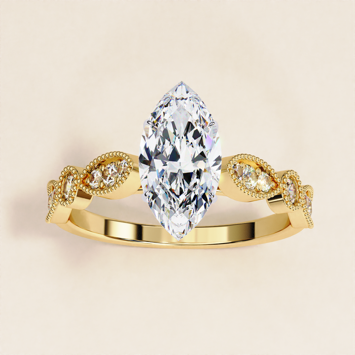 unique marquise engagement 