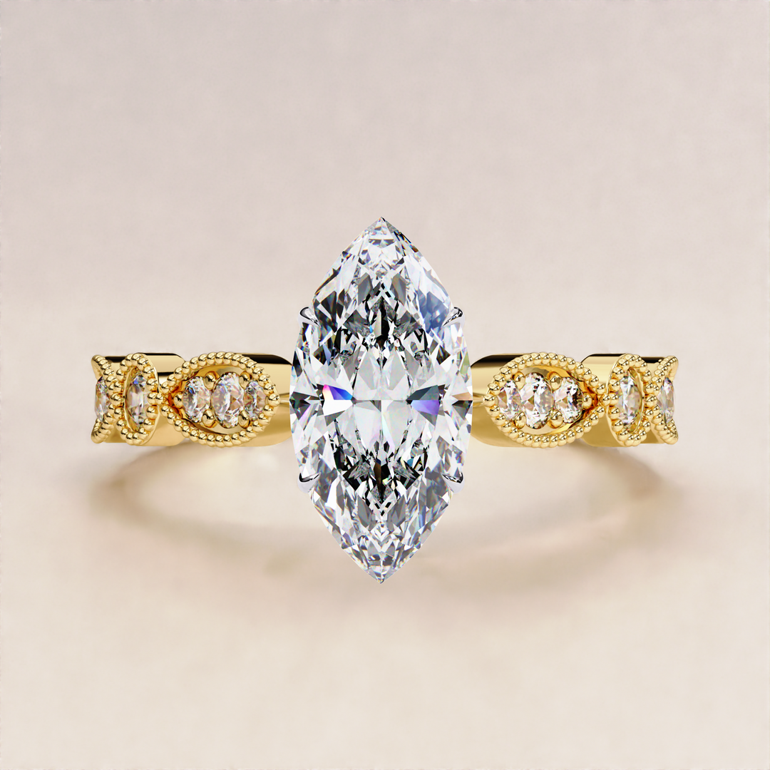 art deco marquise ring 