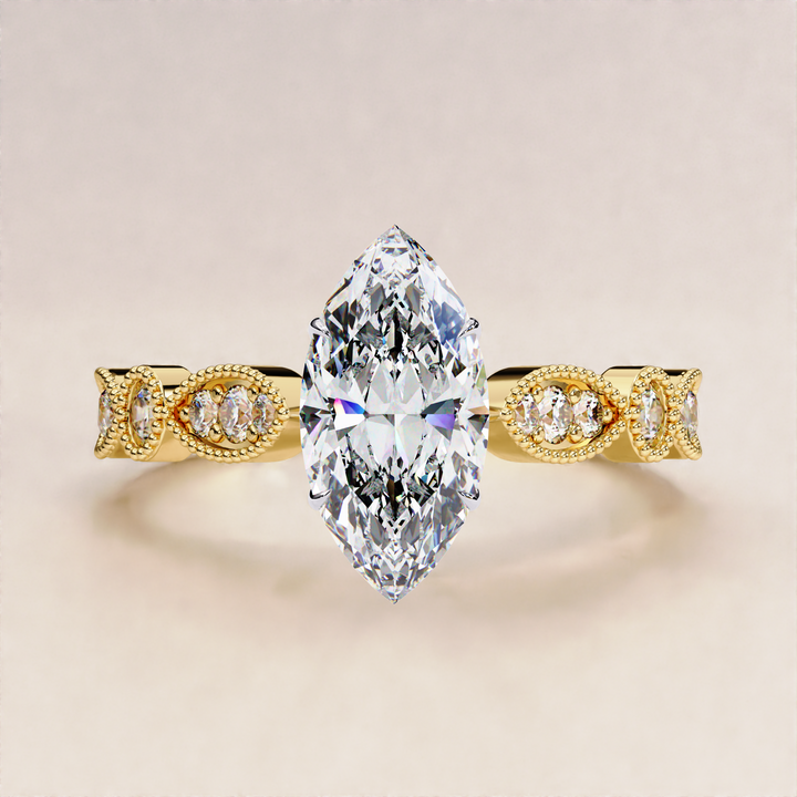 art deco marquise ring 