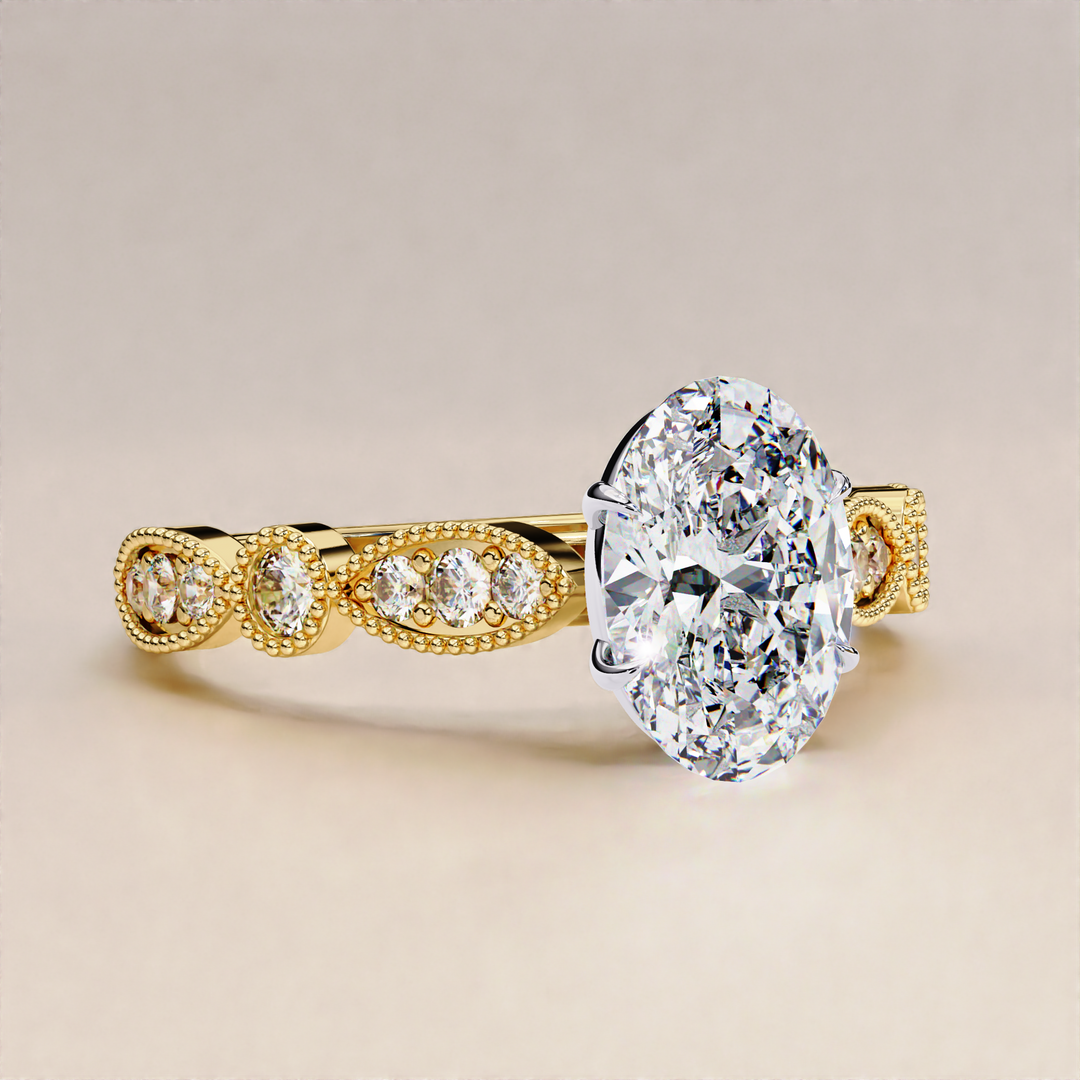 lab grown diamond ring 