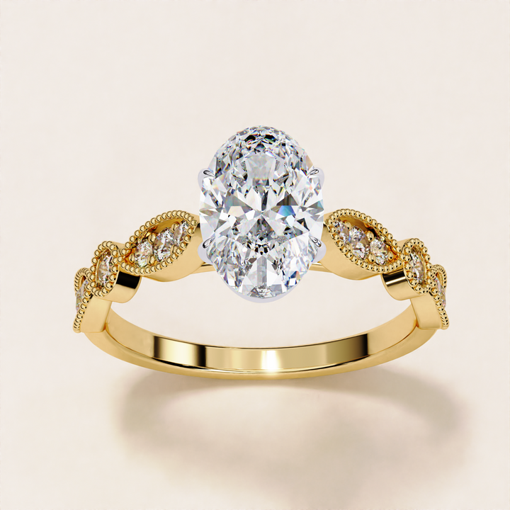oval cut lab diamond