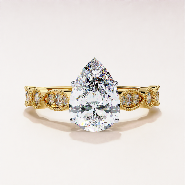 pear diamond ring