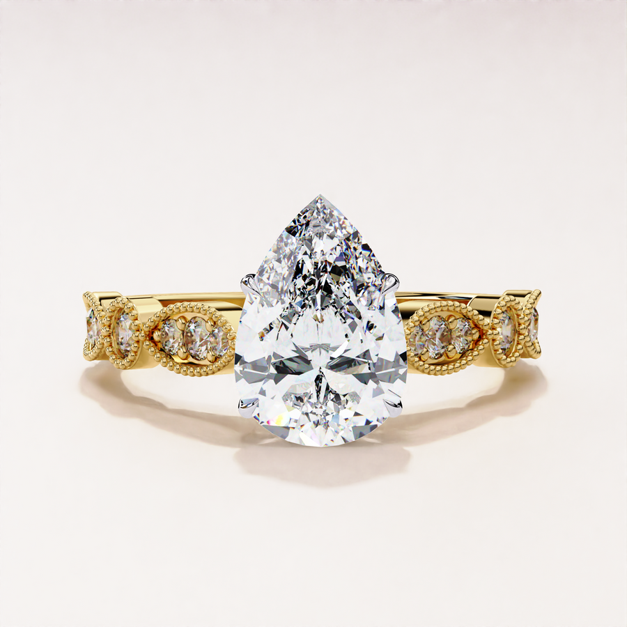 pear diamond ring