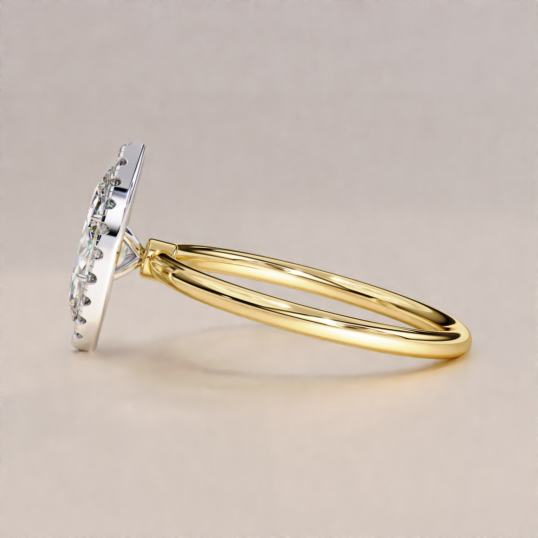 halo engagement ring