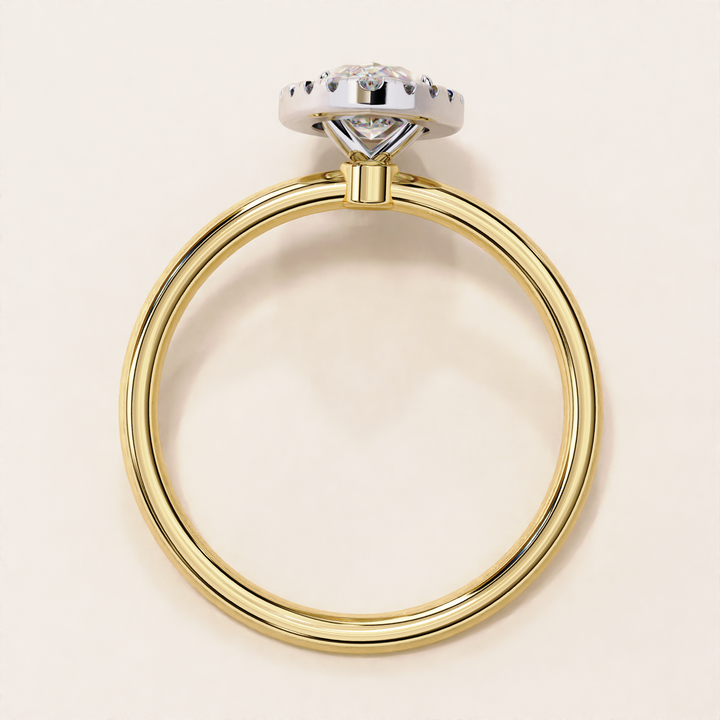 marquise cut halo ring
