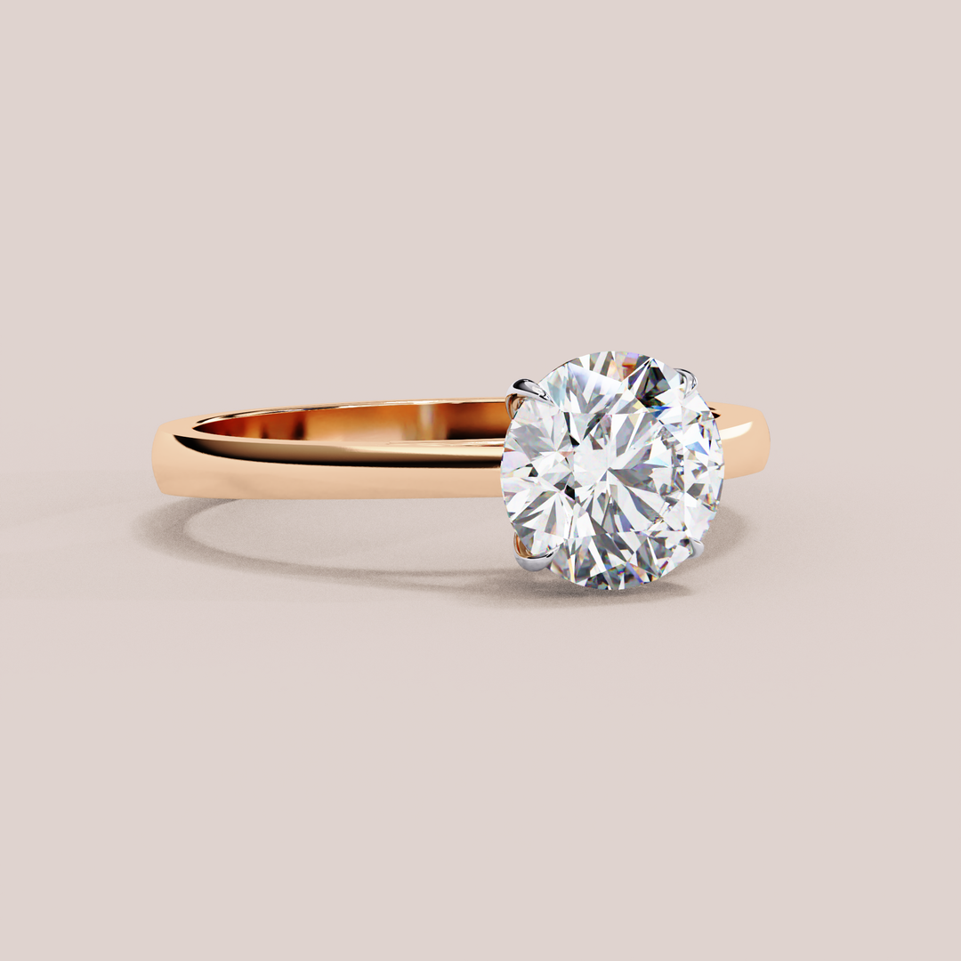 Round Cut Diamond Engagement Ring