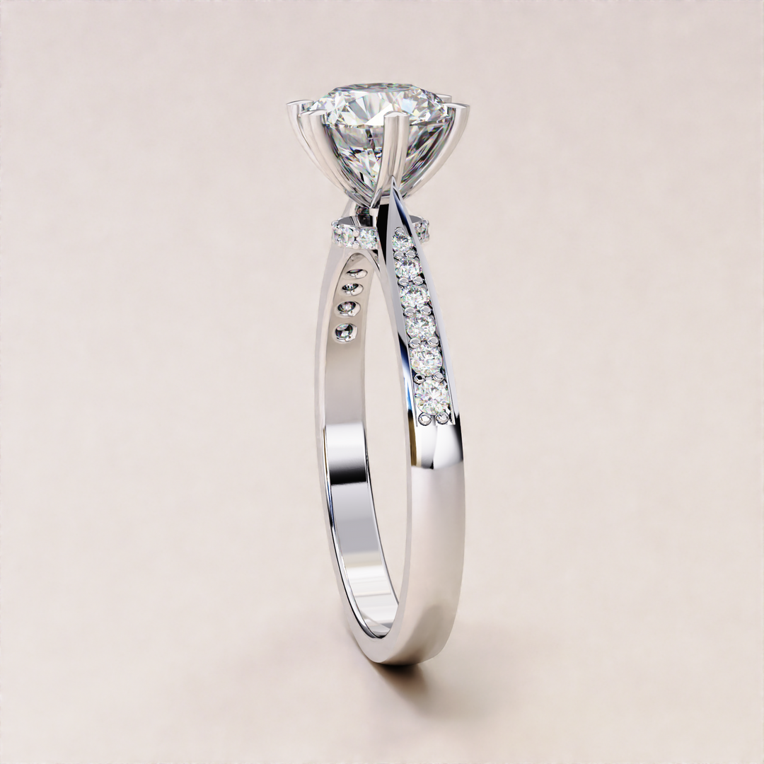 Hidden Halo Ring