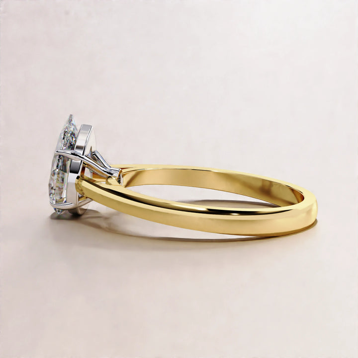 pear shaped promise ring