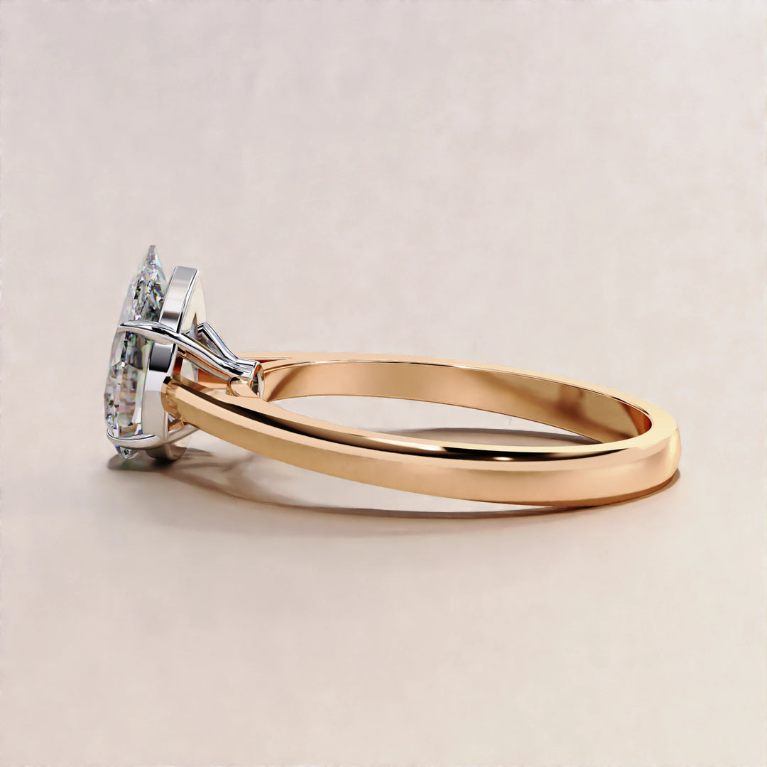 pear cut ring