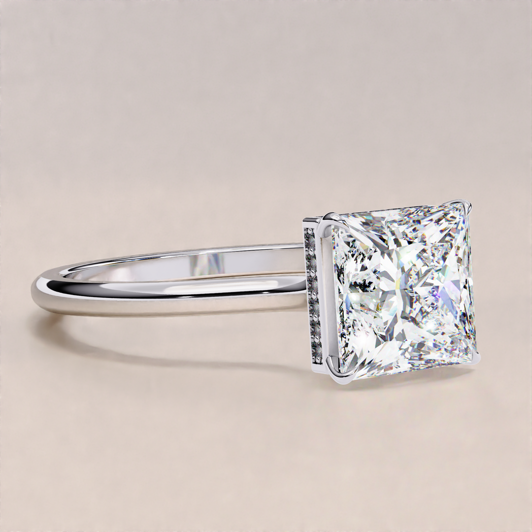 Affordable Luxury Ring | Statement Diamond Ring | Elegant Halo Ring
