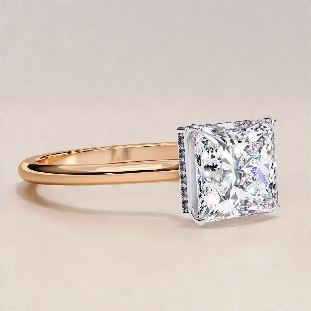 Heirloom Quality Ring | Soft Elegant Sparkle | Low Profile Setting
