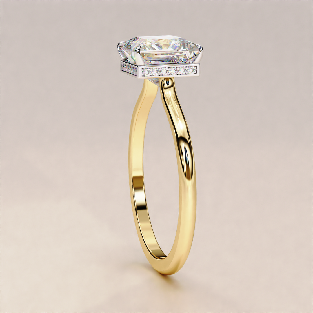 Lab Grown Princess Ring | Conflict Free Diamond | Proposal Ring
