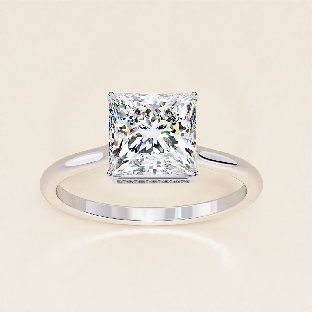 Sparkling Engagement Ring | Lab Diamond Jewelry | Designer Ring
