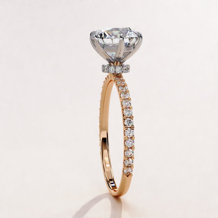timeless solitaire style | feminine diamond ring | bridal elegance ring
