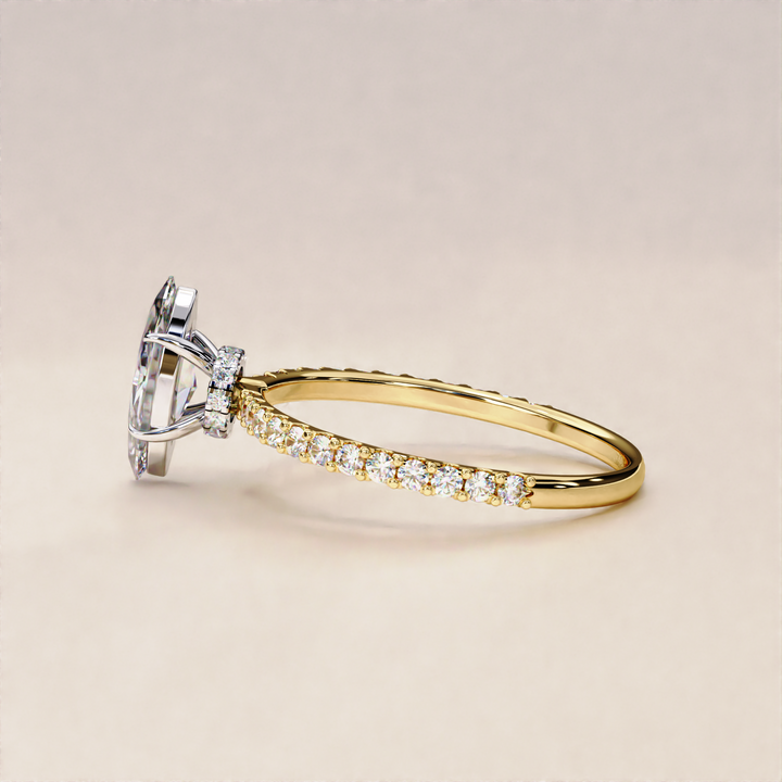 high clarity lab diamond | handmade engagement ring | conflict free diamond
