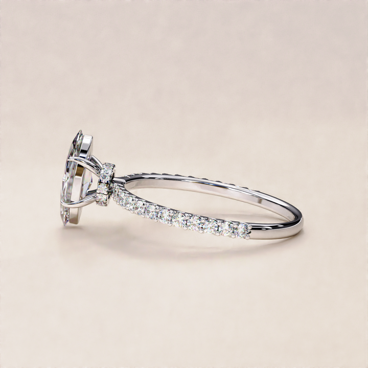 timeless marquise diamond | precision cut diamond | vintage style engagement

