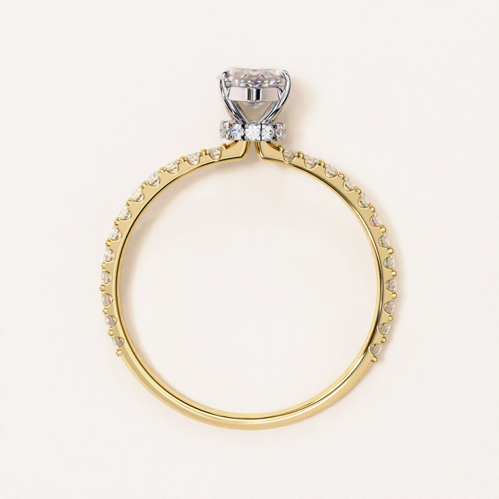 sustainable diamond ring | lab grown engagement | eco friendly diamond ring
