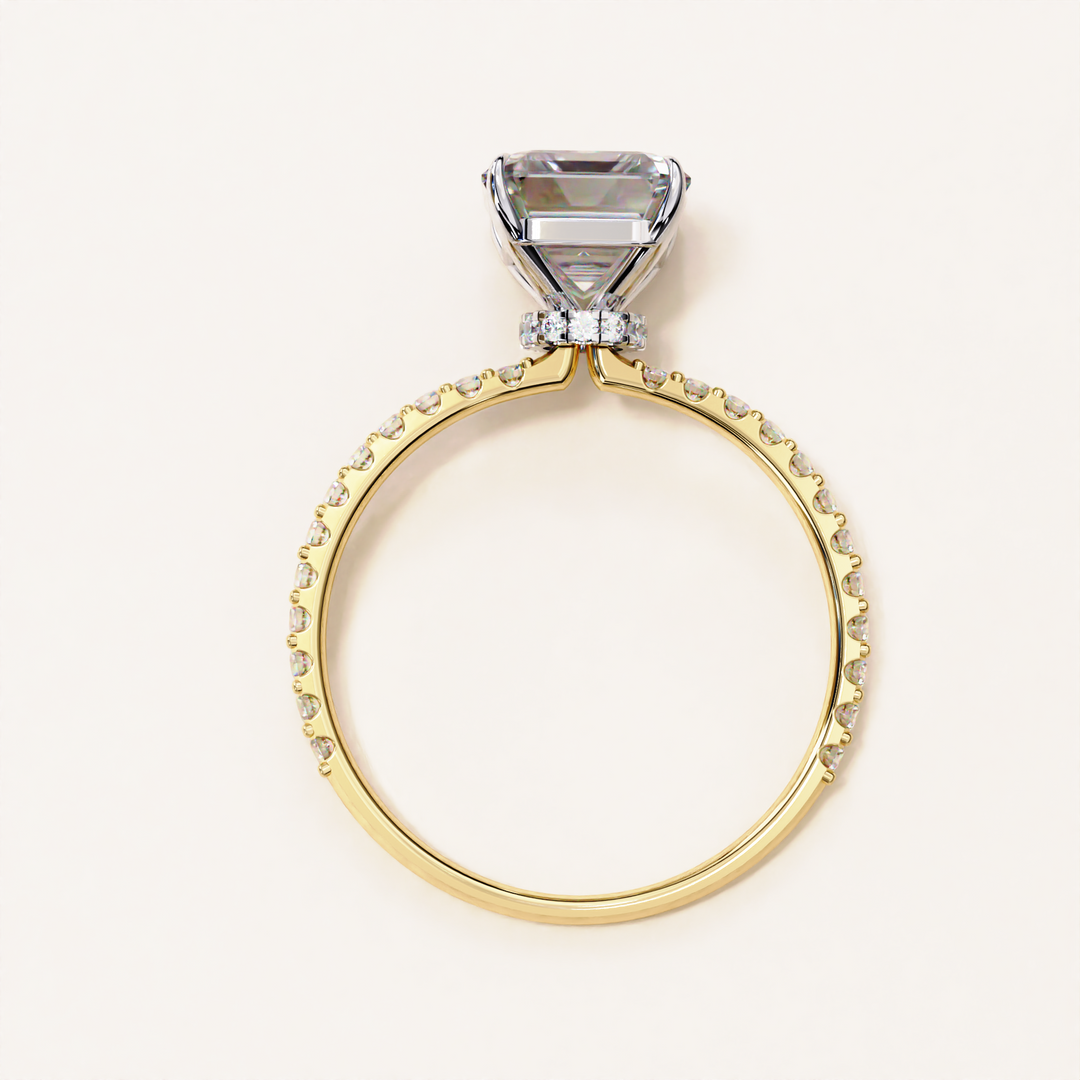 lab created diamond ring | rose gold solitaire ring | bridal jewelry
