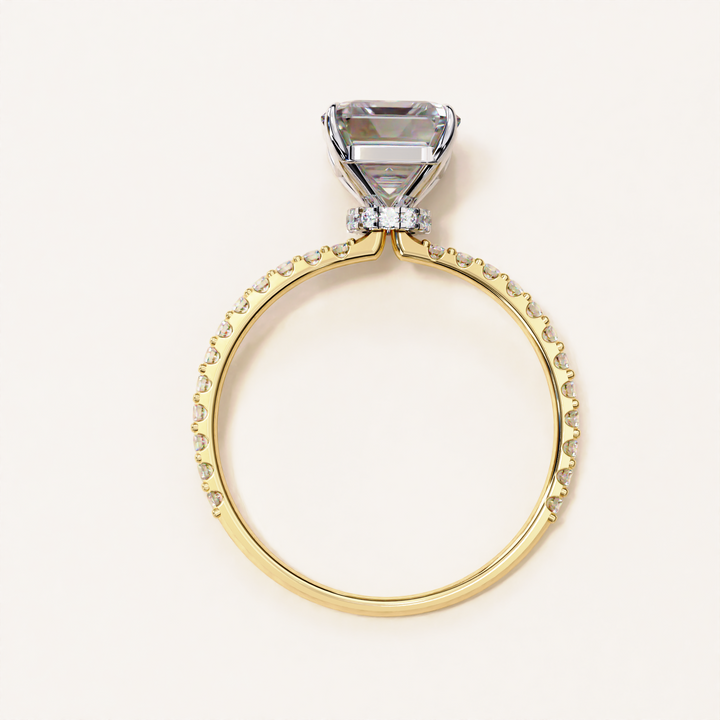 lab created diamond ring | rose gold solitaire ring | bridal jewelry
