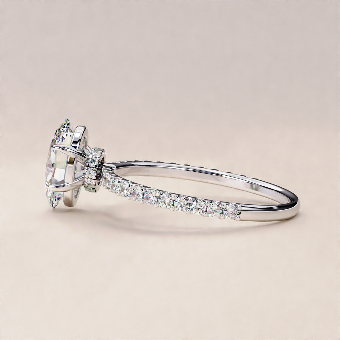lab diamond ring for her | timeless diamond ring | sparkling lab ring
